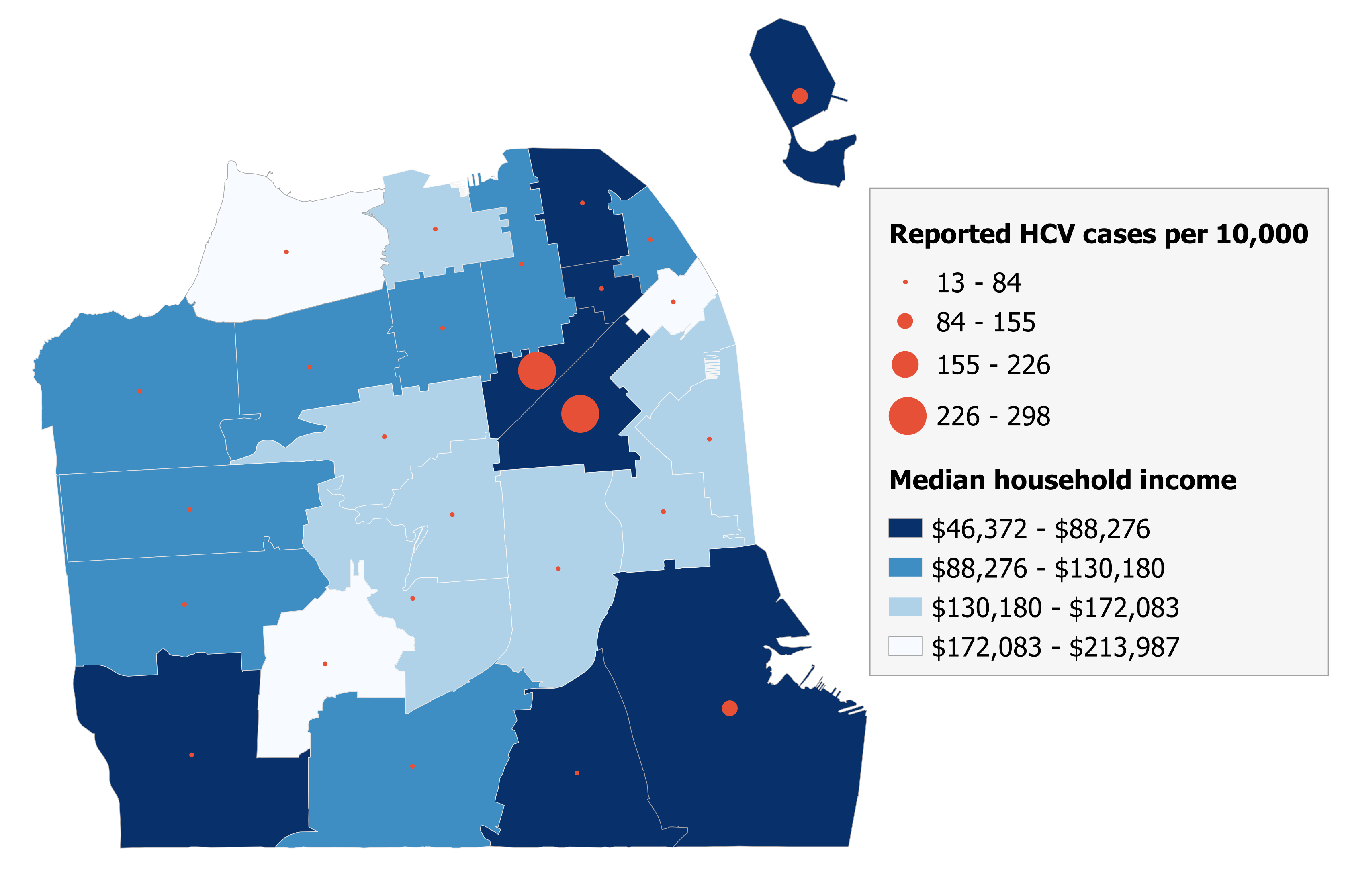 HCV rate income